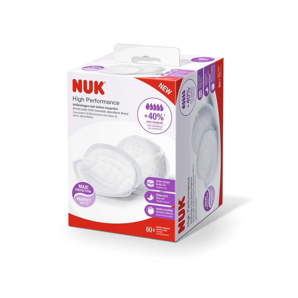 Lot de 6 coussinets d'allaitement lavables de Nuk sur allobébé