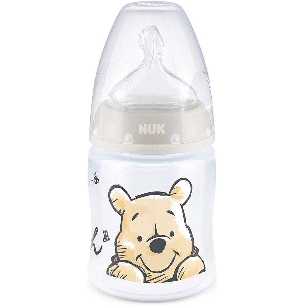 paresseux gris avec contrôle de température Sans BPA 300 ml 6-18 mois NUK First Choice+ Biberons bébé Valve anti-colique Tétine en silicone 