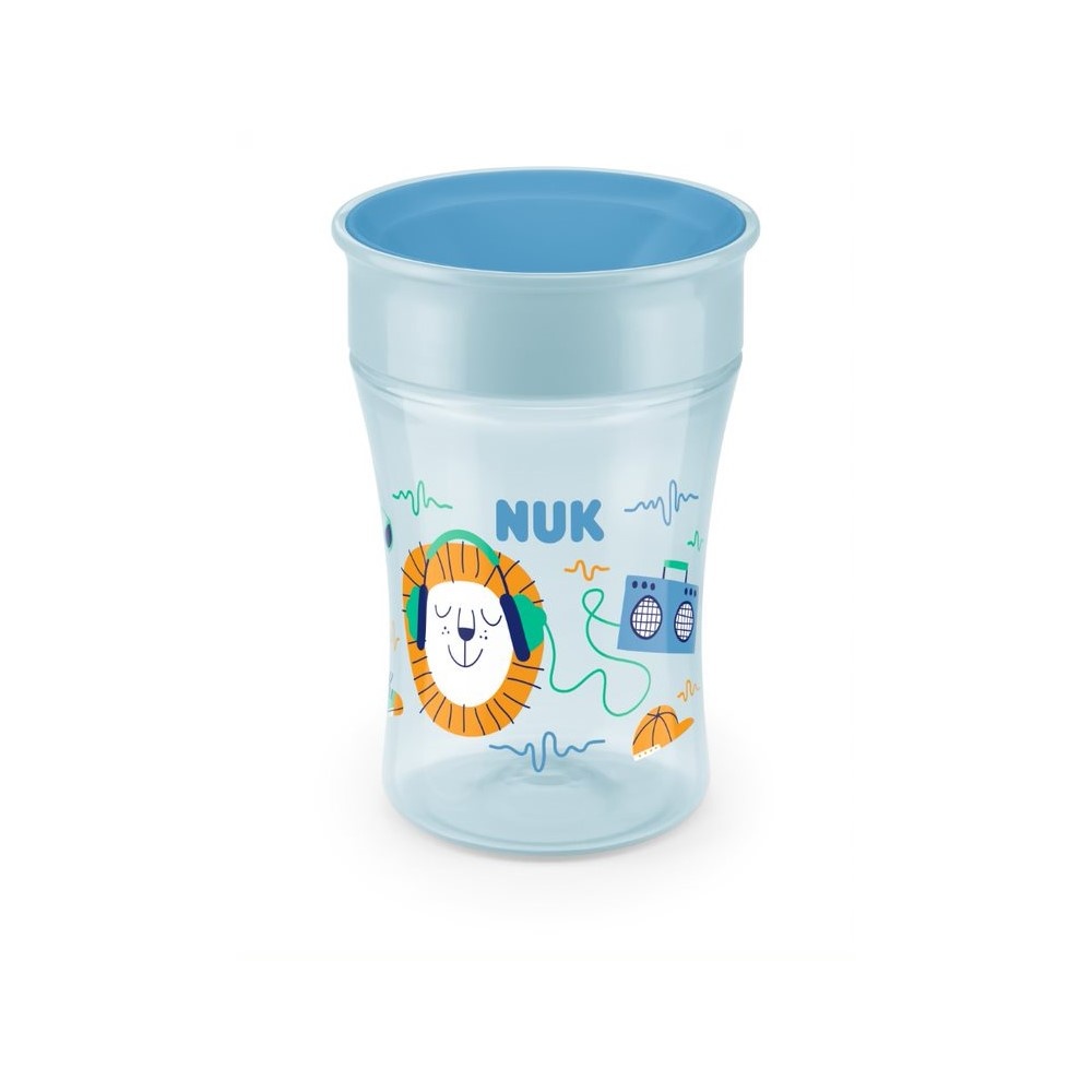 Tasse bébé magic cup - 360 silicone - mixte 8m+ de Nuk sur allobébé