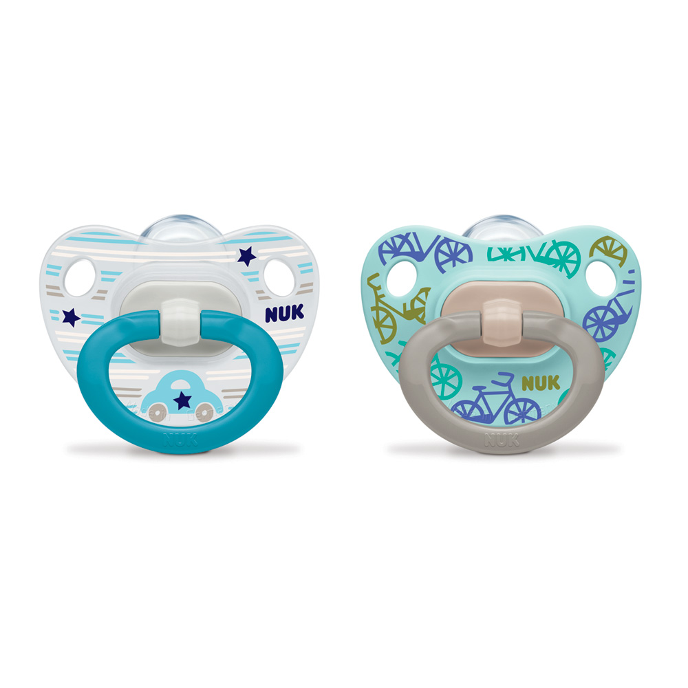 Lot De 2 Sucettes Silicone Classic Taille 3 Garcon De Nuk Sur Allobebe