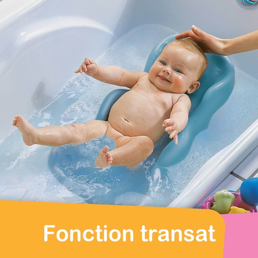 Transat de bain gris perle soft gris de Tigex sur allobébé