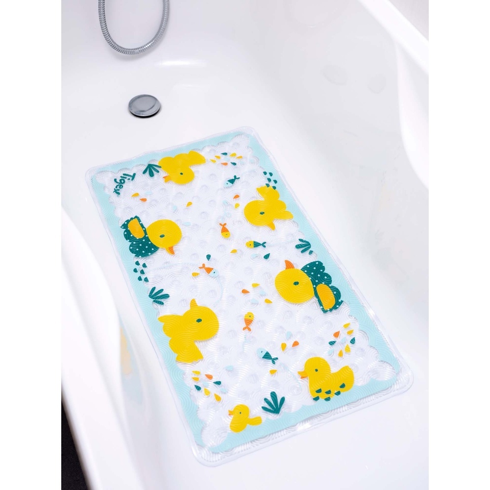 Tapis de bain bébé xxl bleu de Badabulle sur allobébé