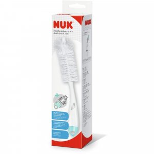 Goupillon 2en1 double fibre anti-bactérien Nuk
