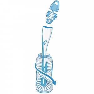 Goupillon 2en1 flexible Nuk