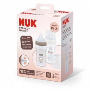 Lot de 2 biberons perfect match 260ml Nuk