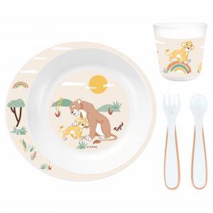Coffret vaisselle micro-onde le roi lion Tigex