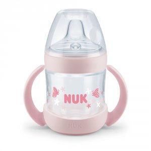 Tasse d'apprentissage bébé nature sense rose150ml
