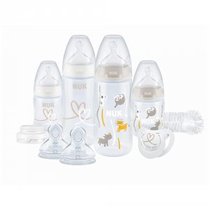 Coffret de biberons perfect start fc+ tc - 8 pièces (4 biberons + accessoires ) beige Nuk