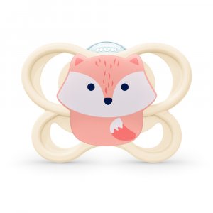 Lot de 2 sucettes perfect match air 0-2 mois renard / ours Nuk