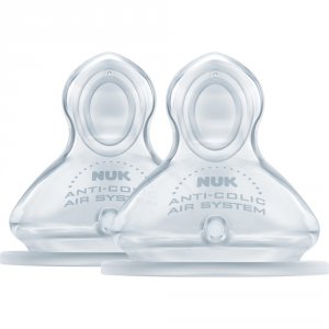 Lot de 2 tétines silicone first choice+ air control taille 2 épais
