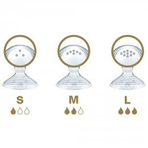 Lot de 2 tétines nuk for nature taille l Nuk