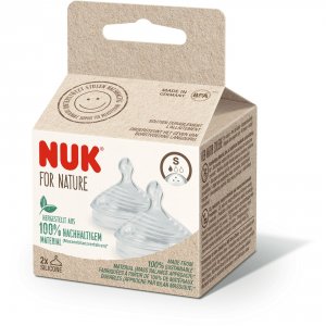 Lot de 2 tétines nuk for nature taille s Nuk