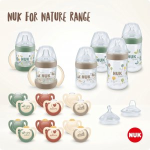 Lot de 2 tétines nuk for nature taille s Nuk