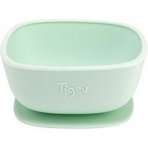 Bol silicone à ventouse vert Tigex