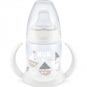 Tasse d'apprentissage fc à bec verseur 6m+ blanc Nuk