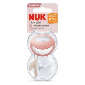 Lot de 2 sucettes mommyfeel 0-6 mois blush/ skin Nuk