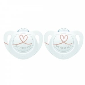 2 sucettes nuk expert silicone 0-2m my love Nuk