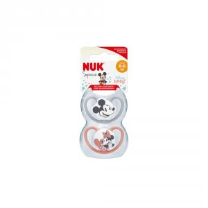 Lot 2 sucettes space 0-6m minnie Nuk