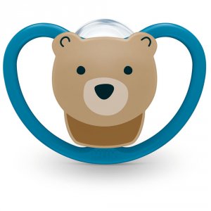 Lot de 2 sucettes space 0-6 mois nuit garçon Nuk