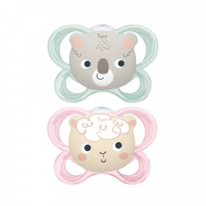 Lot de 2 sucettes soft touch 6-18 m Tigex