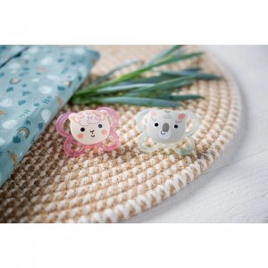Lot de 2 sucettes soft touch 6-18 m Tigex