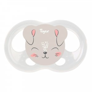 Lot de 2 sucettes soft touch 6-18 m ourson et chat Tigex