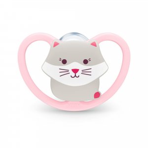 Lot de 2 sucettes perfect match air 18-36 mois chat/ours polaire Nuk