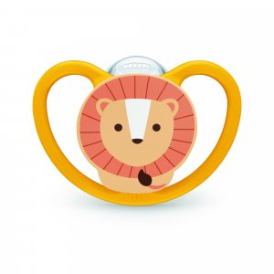 Lot de 2 sucettes perfect match air 18-36 mois zèbre/lion Nuk