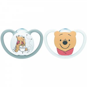 Lot de 2 sucettes perfect match air 6-18 mois winnie Nuk