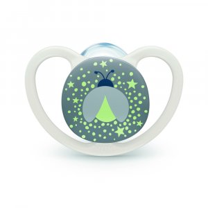 Lot de 2 sucettes perfect match air nuit 0-6 mois mouton Nuk