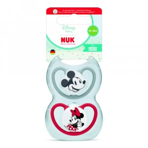 2 sucettes perfect match air 18-36m minnie Nuk