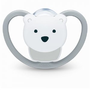 Lot de 2 sucettes space 0-6 mois nuit fille Nuk