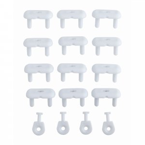 Lot de 12 cache prises avec clefs Tigex