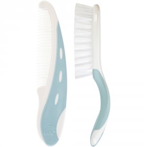Brosse bébé et peigne bleu Nuk