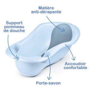 Baignoire anatomy évolutive gris perle soft gris Tigex