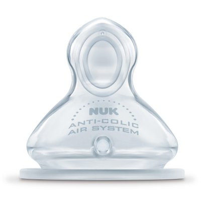 Lot de 2 tétines silicone first choice+ air control taille 1 liquide épais