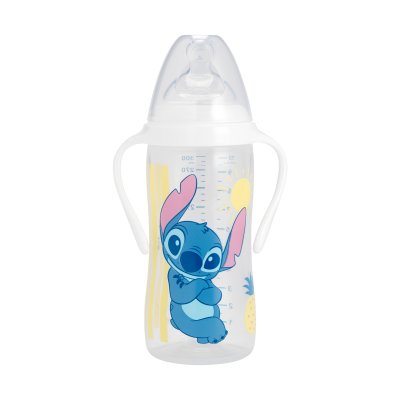 Biberon large poignées autonomie+ 300 ml stitch