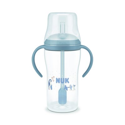 Tasse d'apprentissage paille pm 260ml - 8m+ bleu