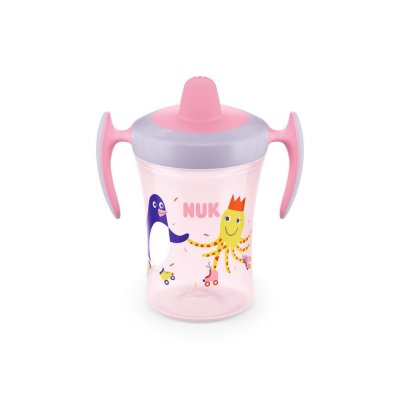 Tasse trainer cup avec poignées et embout doux fille