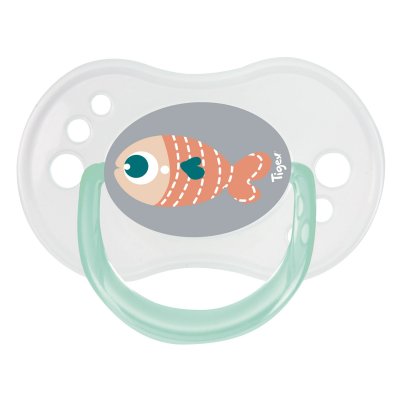 Lot de 3 sucettes jour / nuit silicone 18-36m mixte