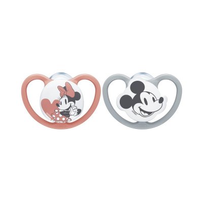 Lot 2 sucettes space 18-36m minnie