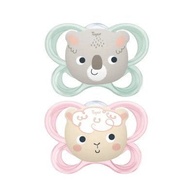 Lot de 2 sucettes soft touch 6-18 m