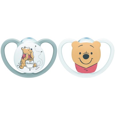 Lot de 2 sucettes perfect match air 6-18 mois winnie