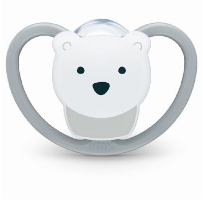 Lot de 2 sucettes space 0-6 mois nuit fille