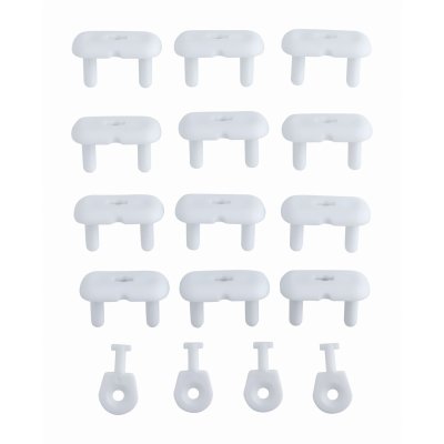 Lot de 12 cache prises avec clefs