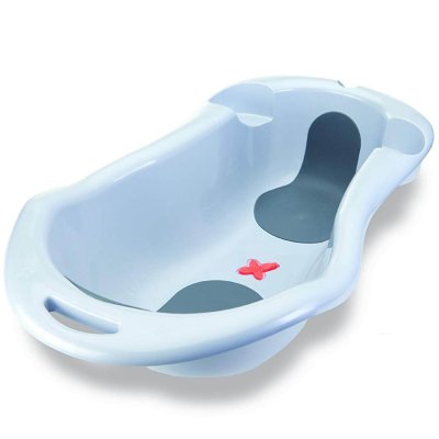 Baignoire gonflable évolutive aqua dots grise de Babymoov sur allobébé