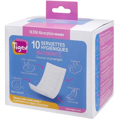 Serviettes hygiéniques post accouchement