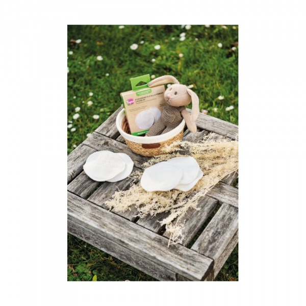 Lot de 6 coussinets allaitement lavables en viscose bambou Tigex