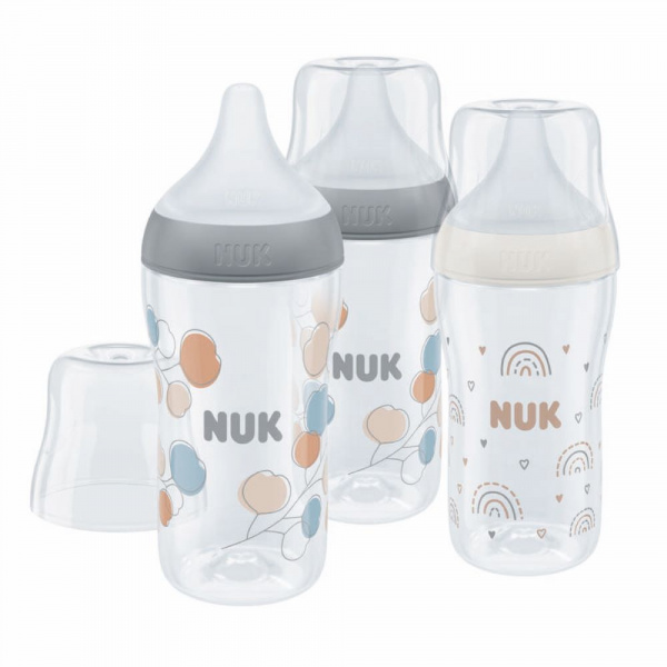 Lot de 3 biberons perfect match 260ml Nuk