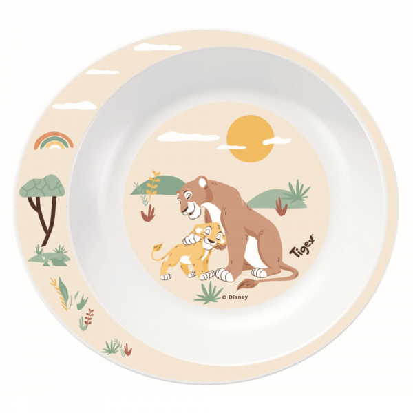 Assiette creuse micro-onde le roi lion Tigex